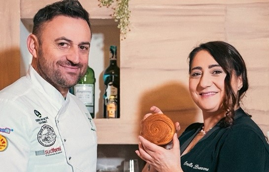 Ornella Buzzone ed Antonio Silvestri insieme per Croissant Love, il panino speciale per San Valentino